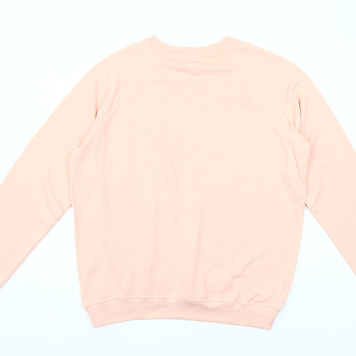 Lefties Women Pink Size 14 Pullover Sweatshirt Cotton Blend