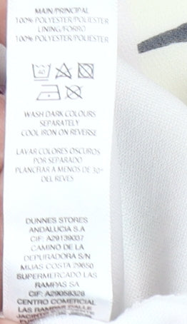 Dunnes Stores Women's Multicoloured Floral Chiffon Tunic Blouse Size 16