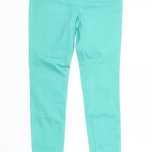 Denim Co Women’s Green Skinny Slim Fit Jeans Size 10 Cotton Blend