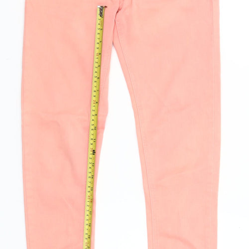 Toxik3 Women’s Pink Skinny Jeans Size 10 Slim Fit Stretch Denim