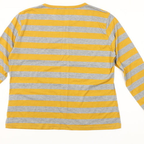 Paco Boutique Women’s Multicoloured XL Long Sleeve Striped T-Shirt