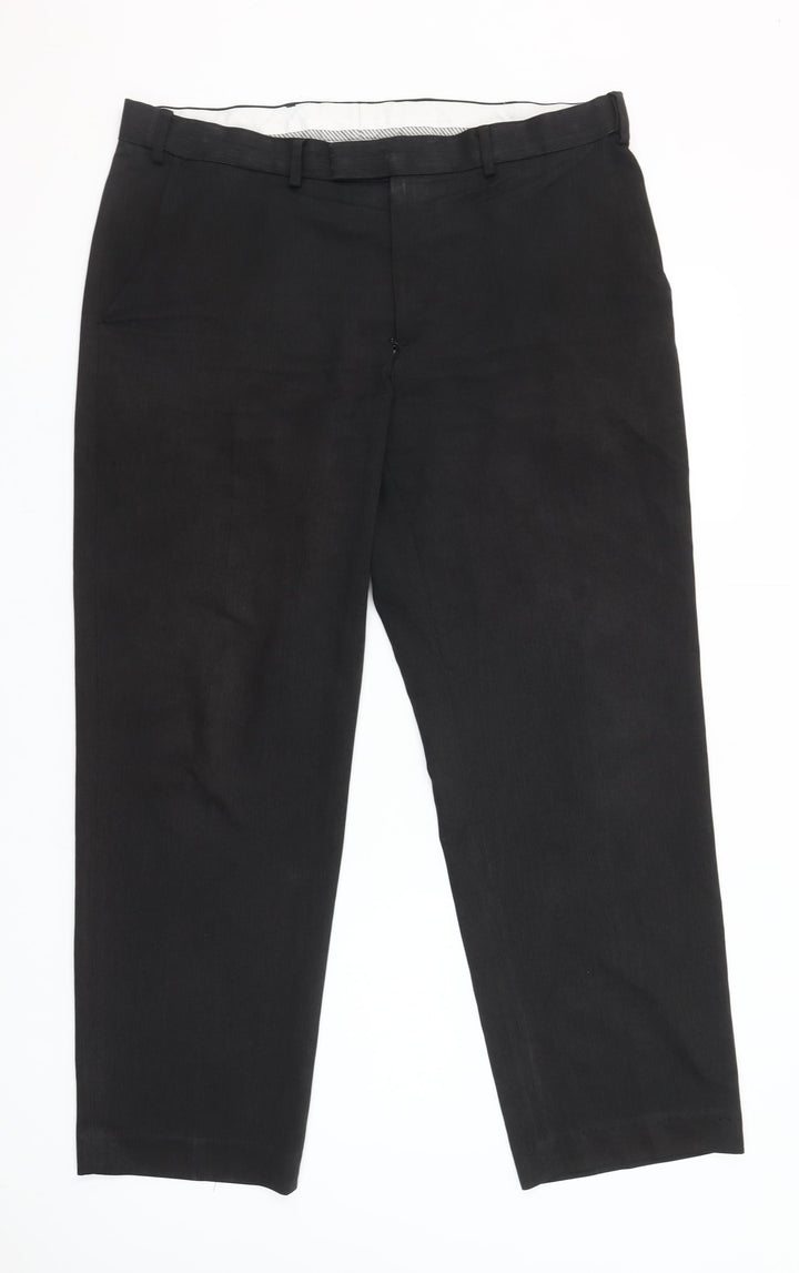 Dunnes Stores Men’s Black 36W 29L Dress Trousers Polyester