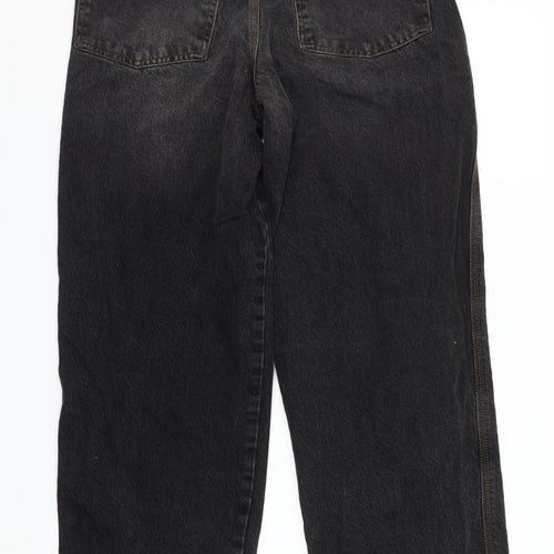 Collusion Womens Black Straight Leg Jeans Size 12 30x32