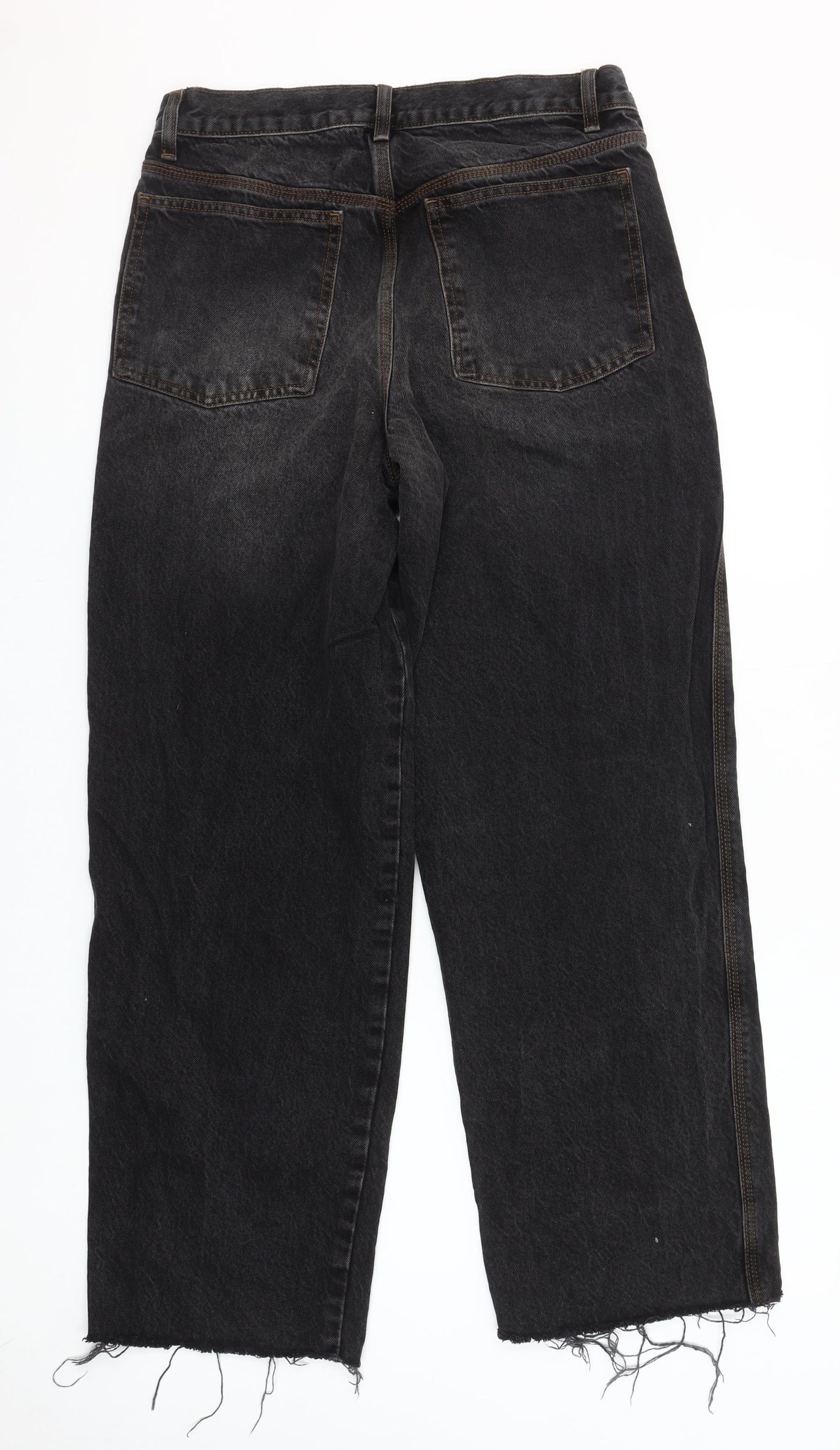 Collusion Womens Black Straight Leg Jeans Size 12 30x32