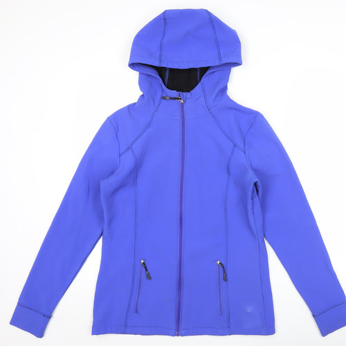 Dunnes Stores Women’s Blue Full Zip Hooded Jacket Size 12
