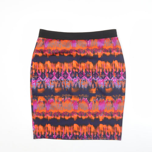 Savida Women’s Multicoloured Geometric Pencil Skirt Size L
