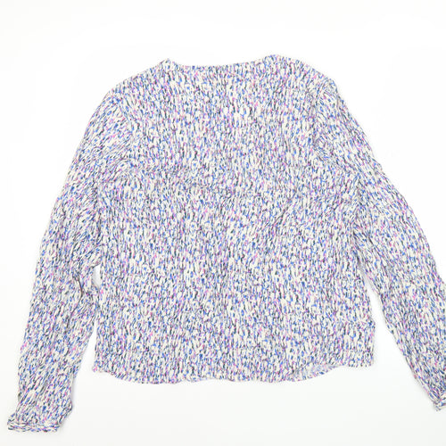 Pieces Women’s Multicoloured Floral Tunic Blouse Size L