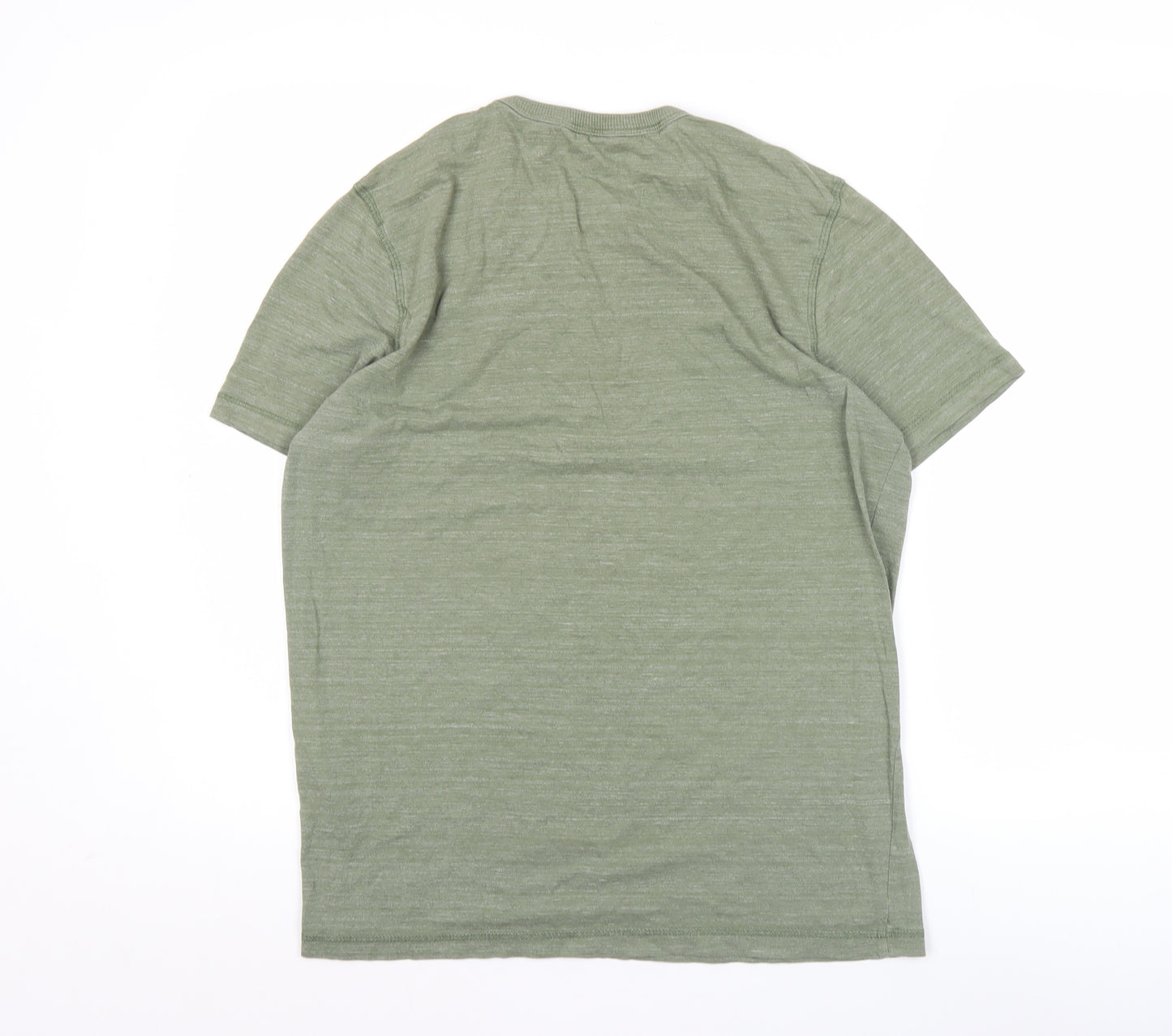Jack & Jones Men's Green Graphic Logo T-Shirt Size M