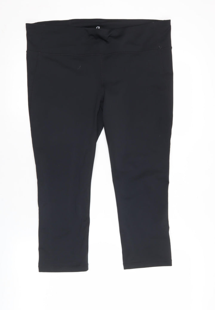 GapFit Women Black XL Leggings Slim Fit Activewear Trousers