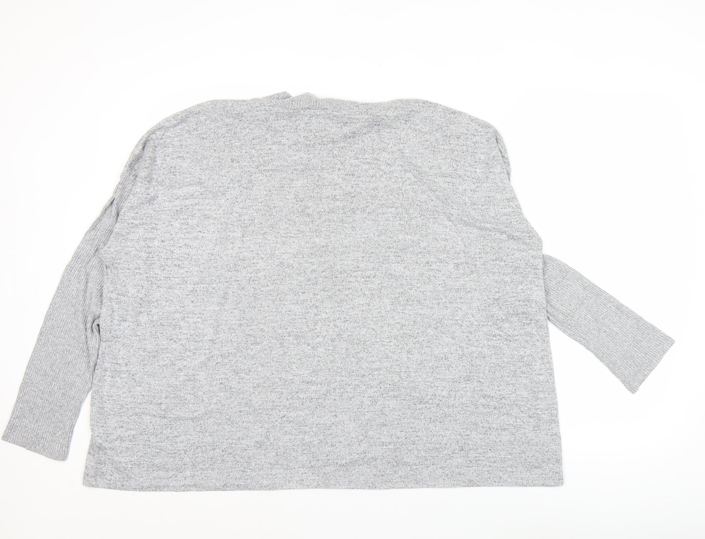 GAP Women’s Grey XL Mock Neck Long Sleeve Knit Pullover Jumper