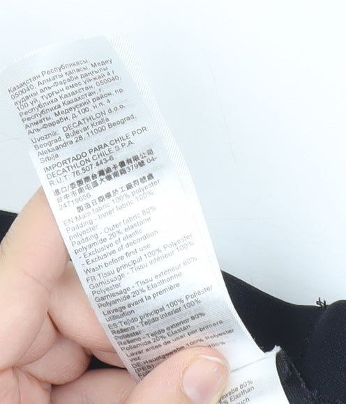 Decathlon Men’s Black XL Compression Cycling Shorts