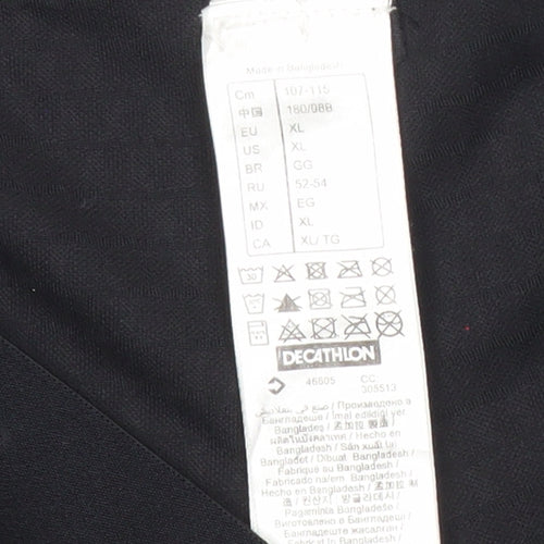 Decathlon Men’s Black XL Compression Cycling Shorts