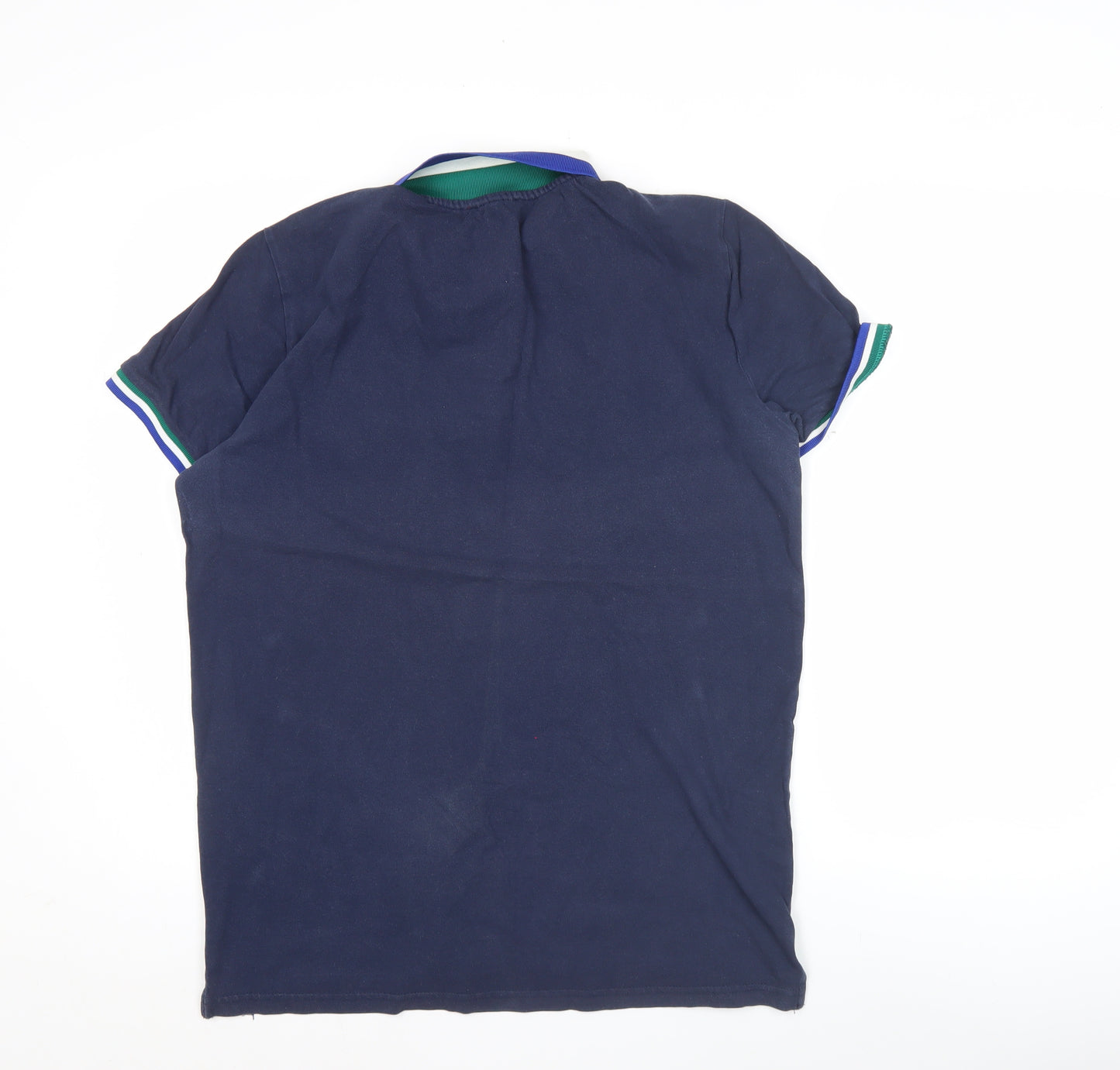 Beverly Hills Polo Club Men’s Blue L Polo Shirt Cotton Short Sleeve