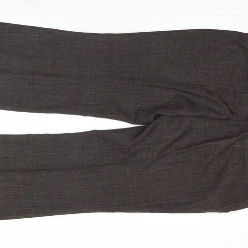 F&F Women’s Brown Straight Leg Dress Pants Size 20R Workwear