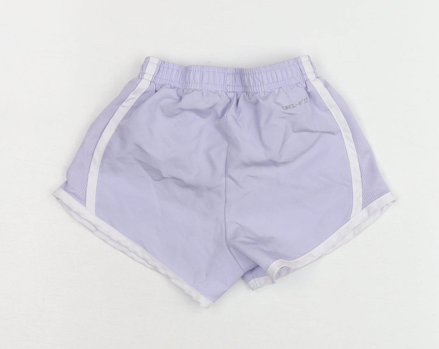 Nike Girls Purple Dri-FIT Active Shorts 2-3 Years Lightweight Sportswear