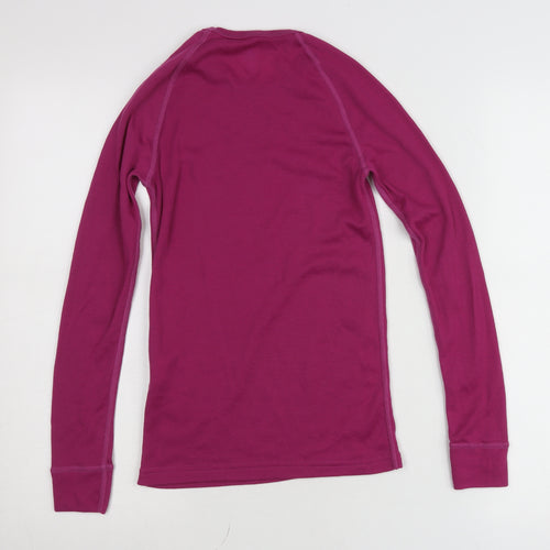 Odlo Teens Purple Slim Fit Long Sleeve Pullover Jumper Size 12
