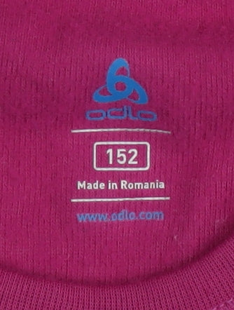Odlo Teens Purple Slim Fit Long Sleeve Pullover Jumper Size 12