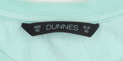 Dunnes Womens XS Multicoloured Pullover Crew Neck Long Sleeve Jumper