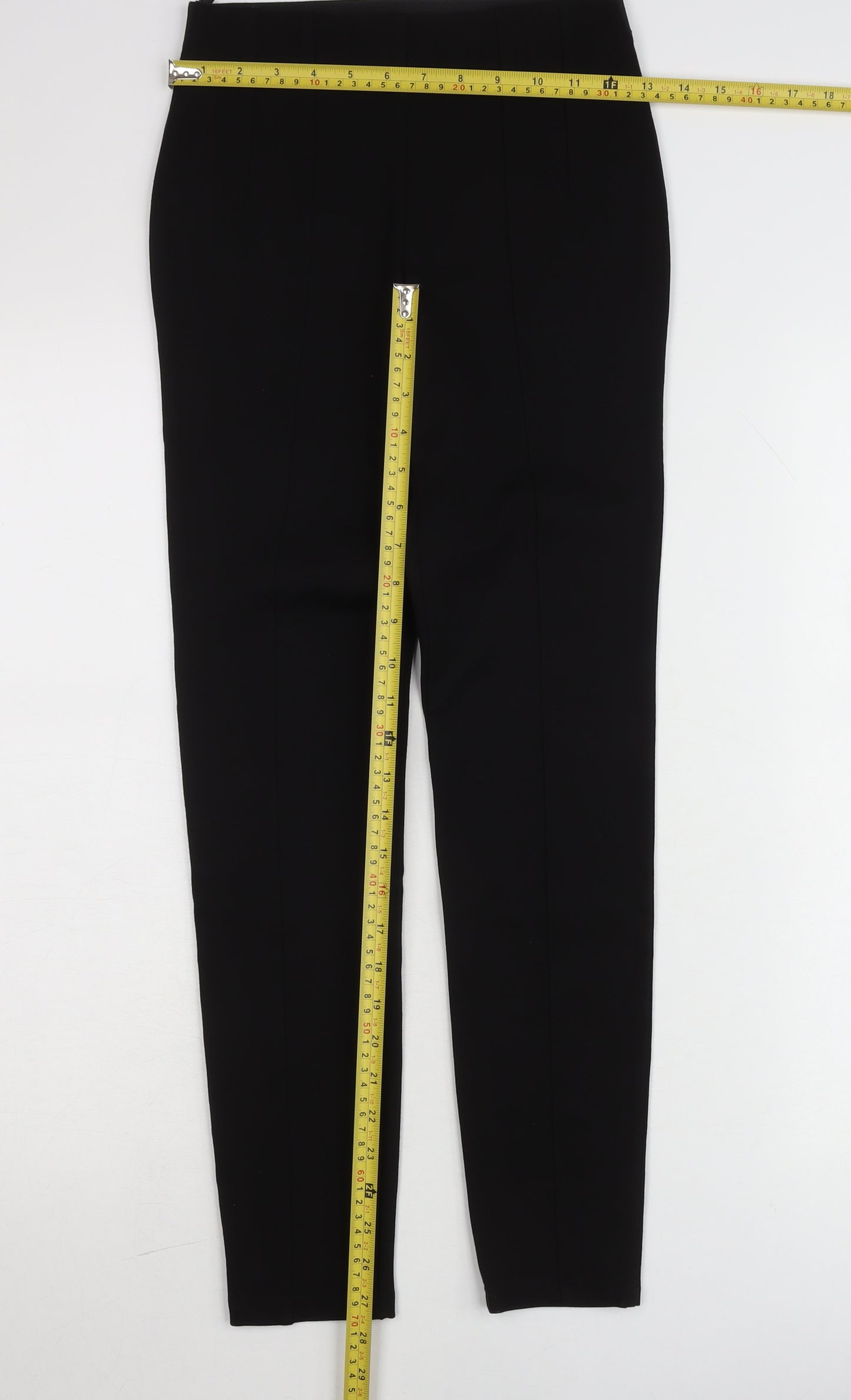 Dunnes Womens Black XS High Rise Stretch Leggings