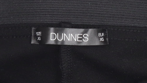 Dunnes Womens Black XS High Rise Stretch Leggings