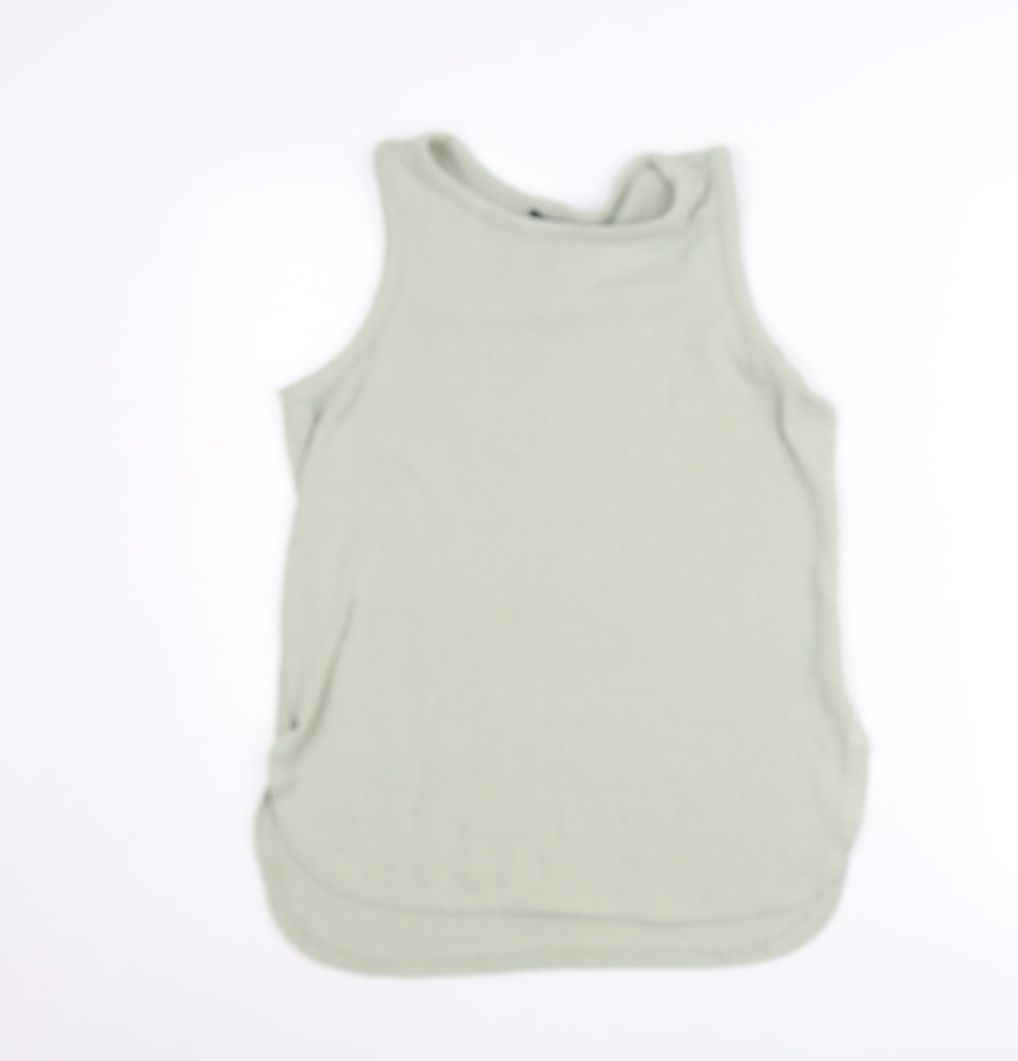 New Look Womens Green Tank Top UK 10 Sleeveless Knit Casual