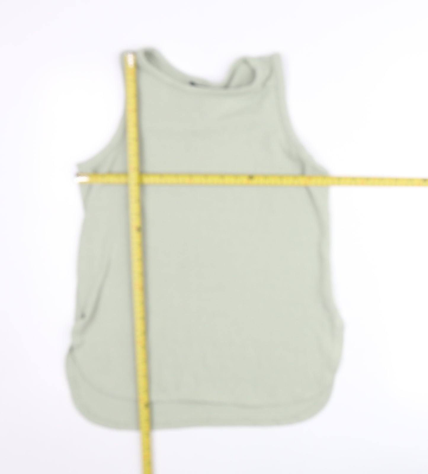 New Look Womens Green Tank Top UK 10 Sleeveless Knit Casual