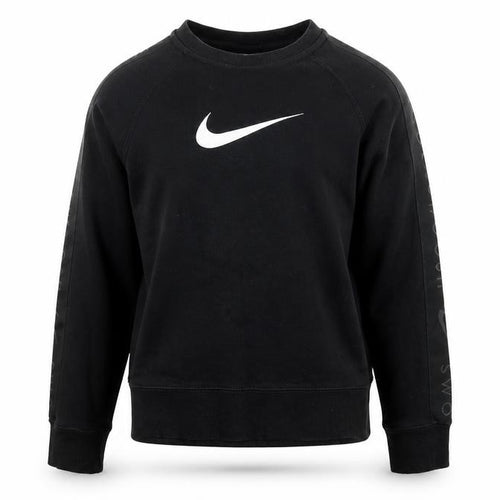 Nike Boys Black Pullover Jumper 11-12 Years Crew Neck Graphic Sportswear