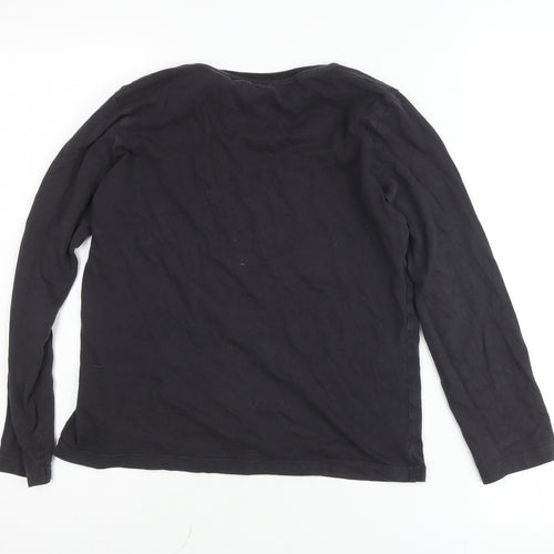 Marks and Spencer Teens Black Minecraft Long Sleeve T-Shirt Size 10