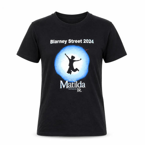 Fruit of the Loom Women’s Black T-Shirt S Theatre Matilda JR Print