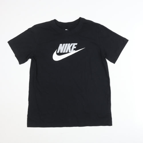 Nike Teens Black XL Graphic Logo Sports T-Shirt