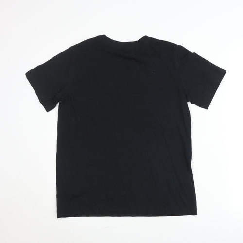 Nike Teens Black XL Graphic Logo Sports T-Shirt