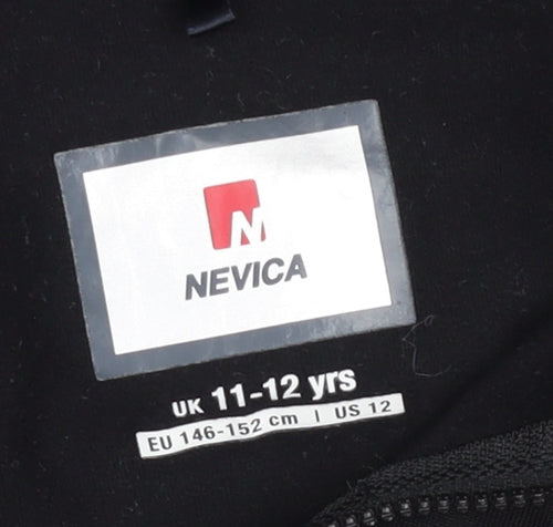 Nevica Teens Black 12 Slim Athletic Ski 1/4 Zip Sweatshirt