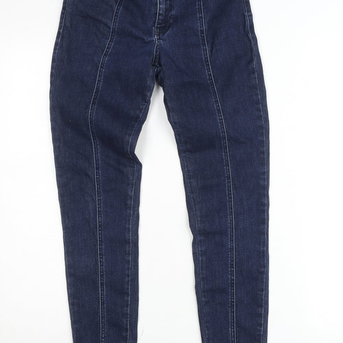 Dorothy Perkins Women’s Blue Skinny Jeans UK 10 Alex High Rise