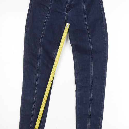 Dorothy Perkins Women’s Blue Skinny Jeans UK 10 Alex High Rise