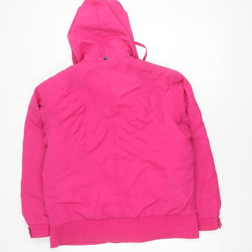 Marks and Spencer Women’s Pink Parka Jacket Size 10 Hooded Lined