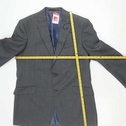 Marks and Spencer Men’s Grey Wool Suit Jacket 42L Classic Fit