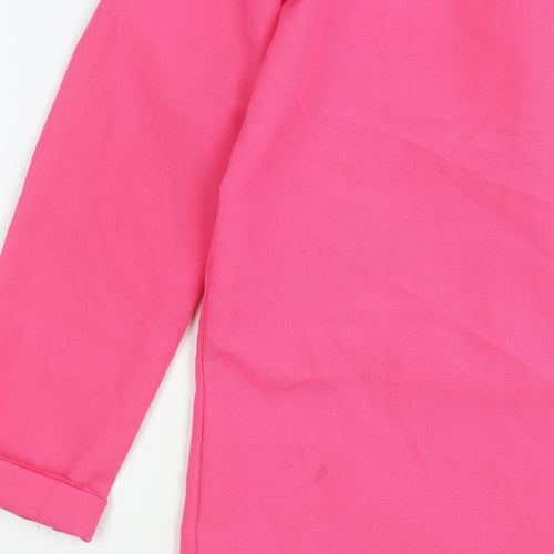 PrettyLittleThing Womens Pink UK 6 Shawl Collar Blazer Jacket
