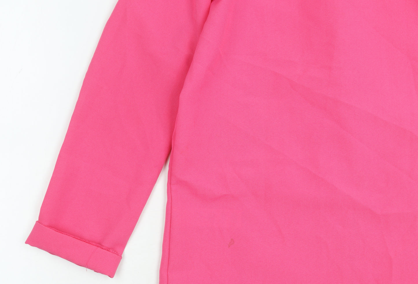 PrettyLittleThing Womens Pink UK 6 Shawl Collar Blazer Jacket