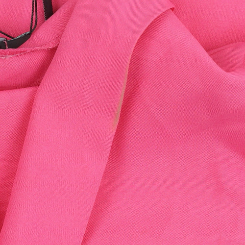 PrettyLittleThing Womens Pink UK 6 Shawl Collar Blazer Jacket