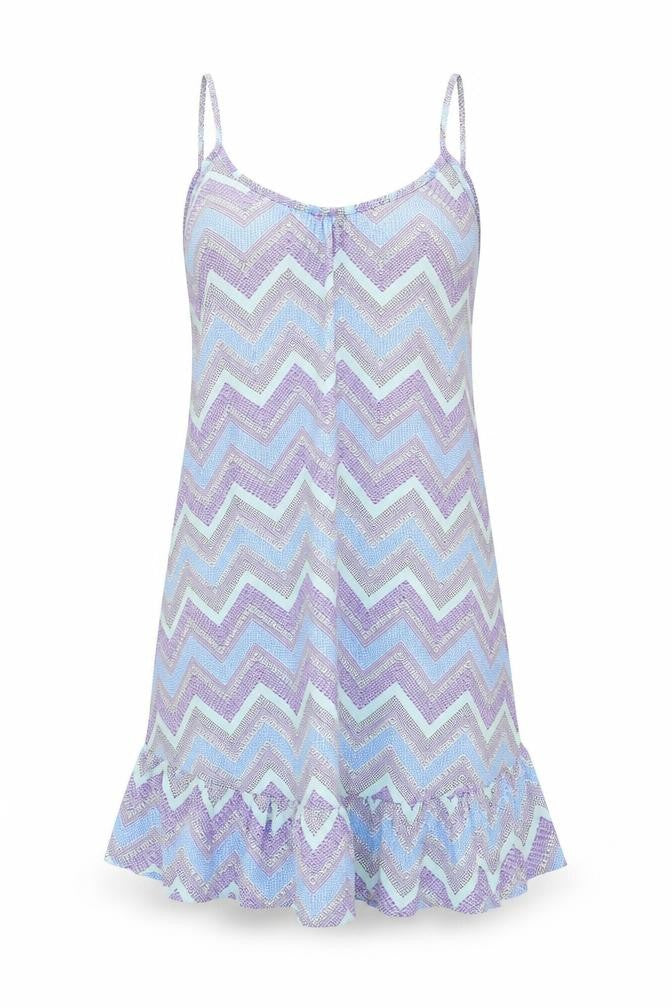 Front view of Marks & Spencer Women’s Multicoloured, size UK 10, Slip Dress