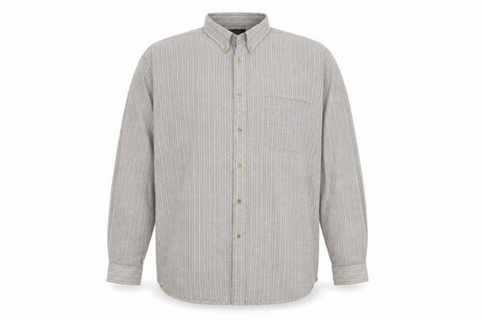 Front view of SRT Men’s Multicolour Check Shirt 2XL Tall Long Sleeve Button Up