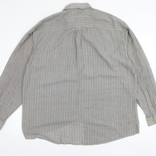 SRT Men’s Multicolour Check Shirt 2XL Tall Long Sleeve Button Up