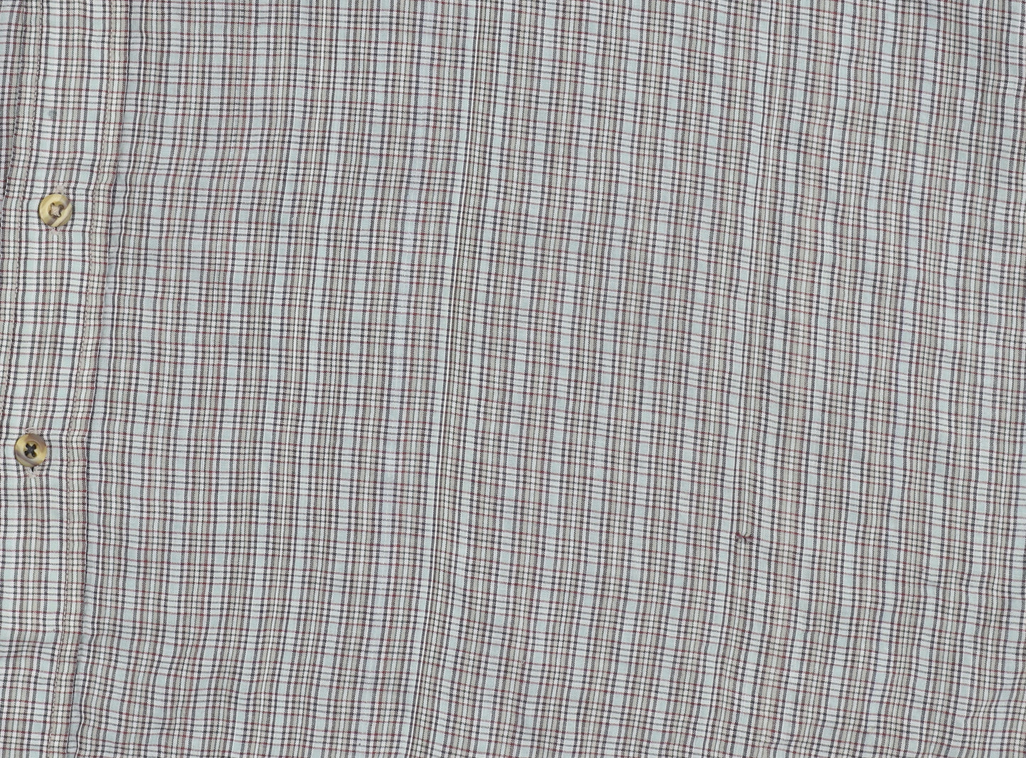 SRT Men’s Multicolour Check Shirt 2XL Tall Long Sleeve Button Up