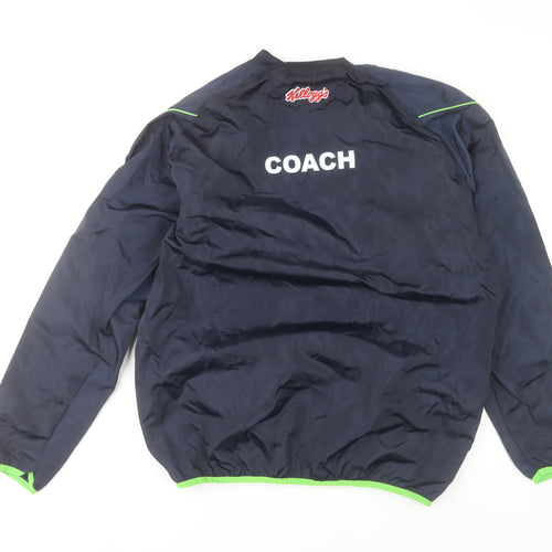 Azzurri Sport Men’s Blue Coach Pullover Jersey Top L