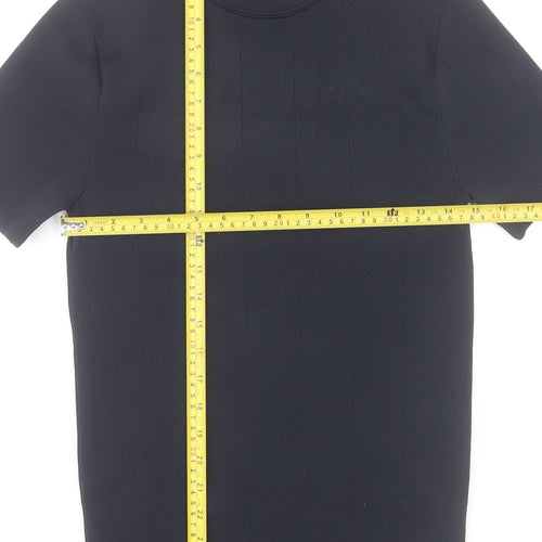 River Island Men's Black Short Sleeve Crew Neck T-Shirt Size S