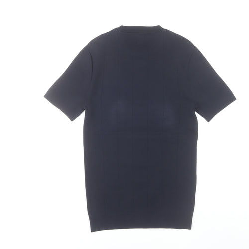 River Island Men's Black Short Sleeve Crew Neck T-Shirt Size S