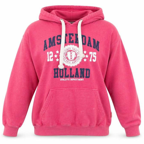 TotalDutch Womens Pink Graphic Hoodie XL Pullover Casual