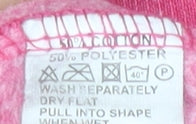 TotalDutch Womens Pink Graphic Hoodie XL Pullover Casual