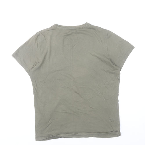 Jack & Jones Men’s Green Small Regular Fit Short Sleeve T-Shirt