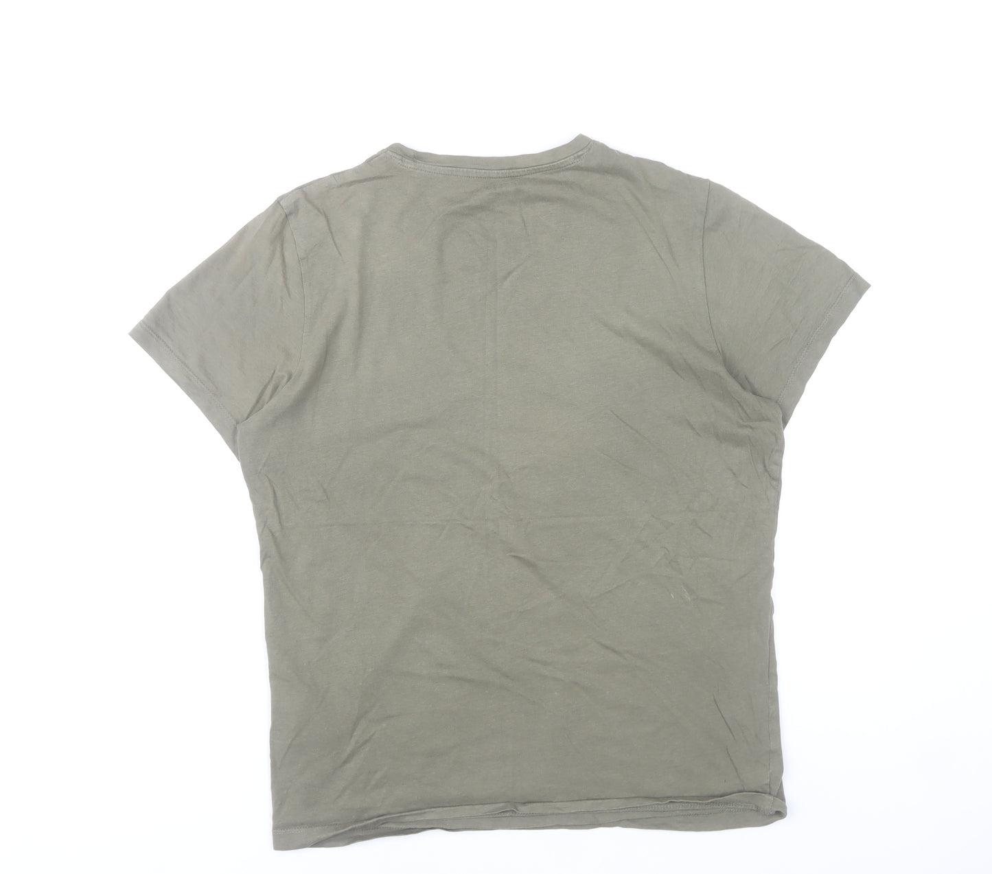Jack & Jones Men’s Green Small Regular Fit Short Sleeve T-Shirt